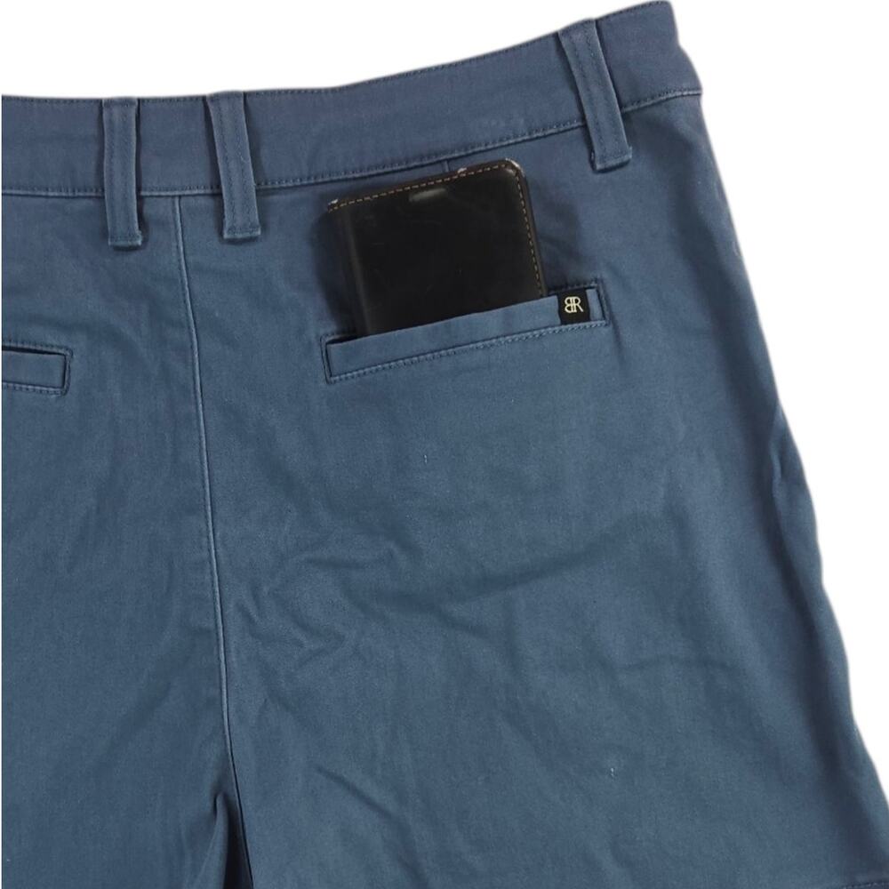 Banana Republic | Blue 5" Flat Front Hi-Rise Shorts | Size  10 - Picture 4 of 4